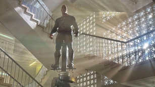 Imagem dos bastidores de Black Adam